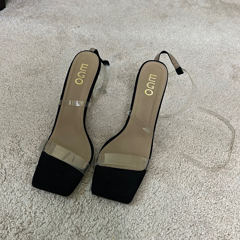 Ego Shoes Clear/ Black